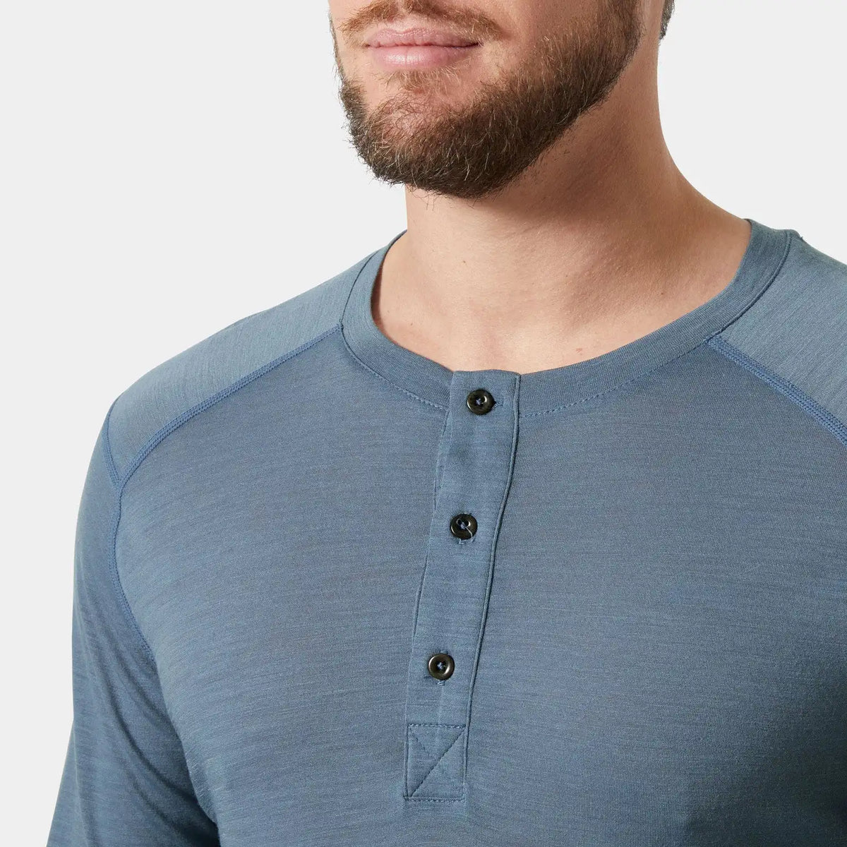 Men's HH Durawool Long Sleeve Henley