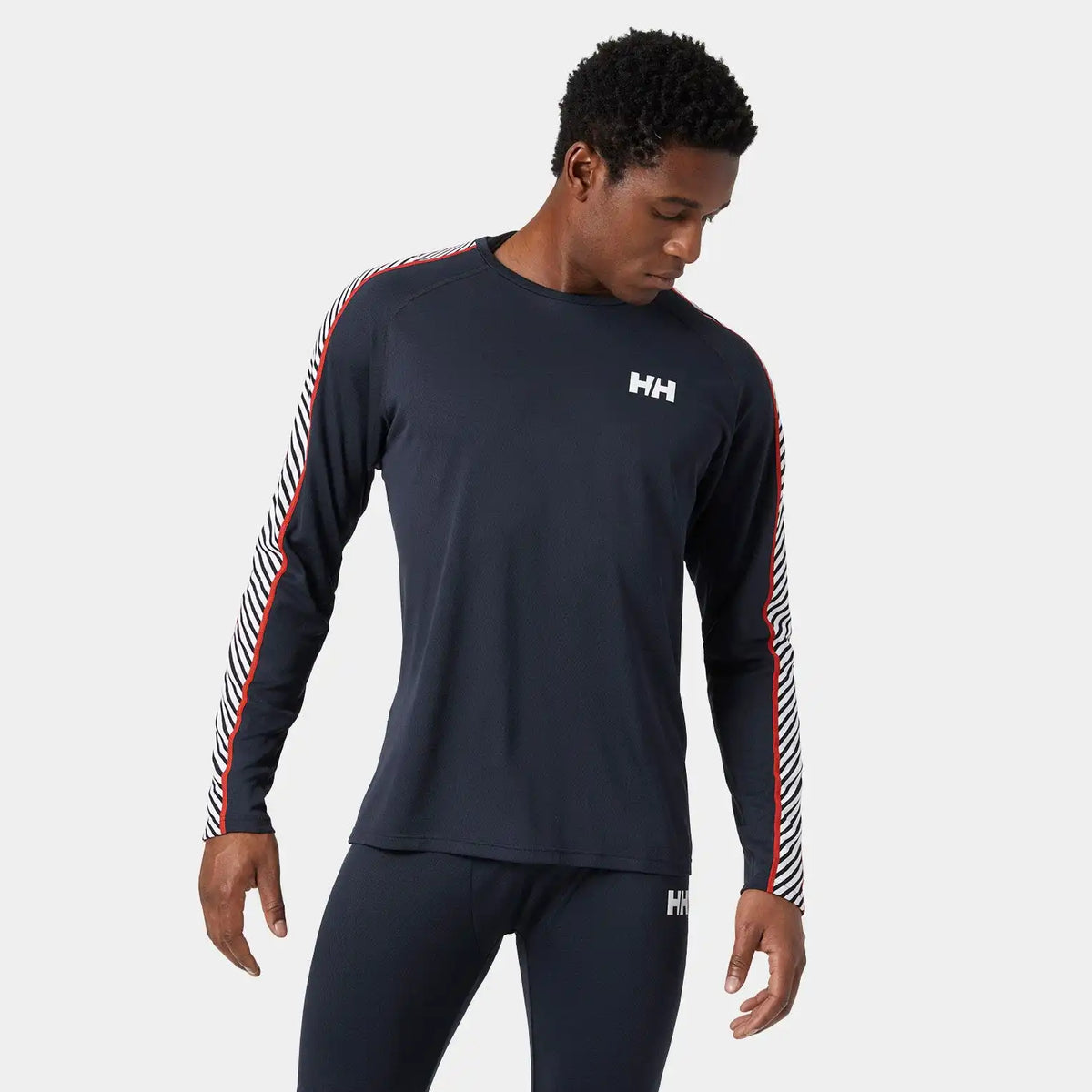 Men's LIFA® ACTIVE Stripe Crew Base Layer