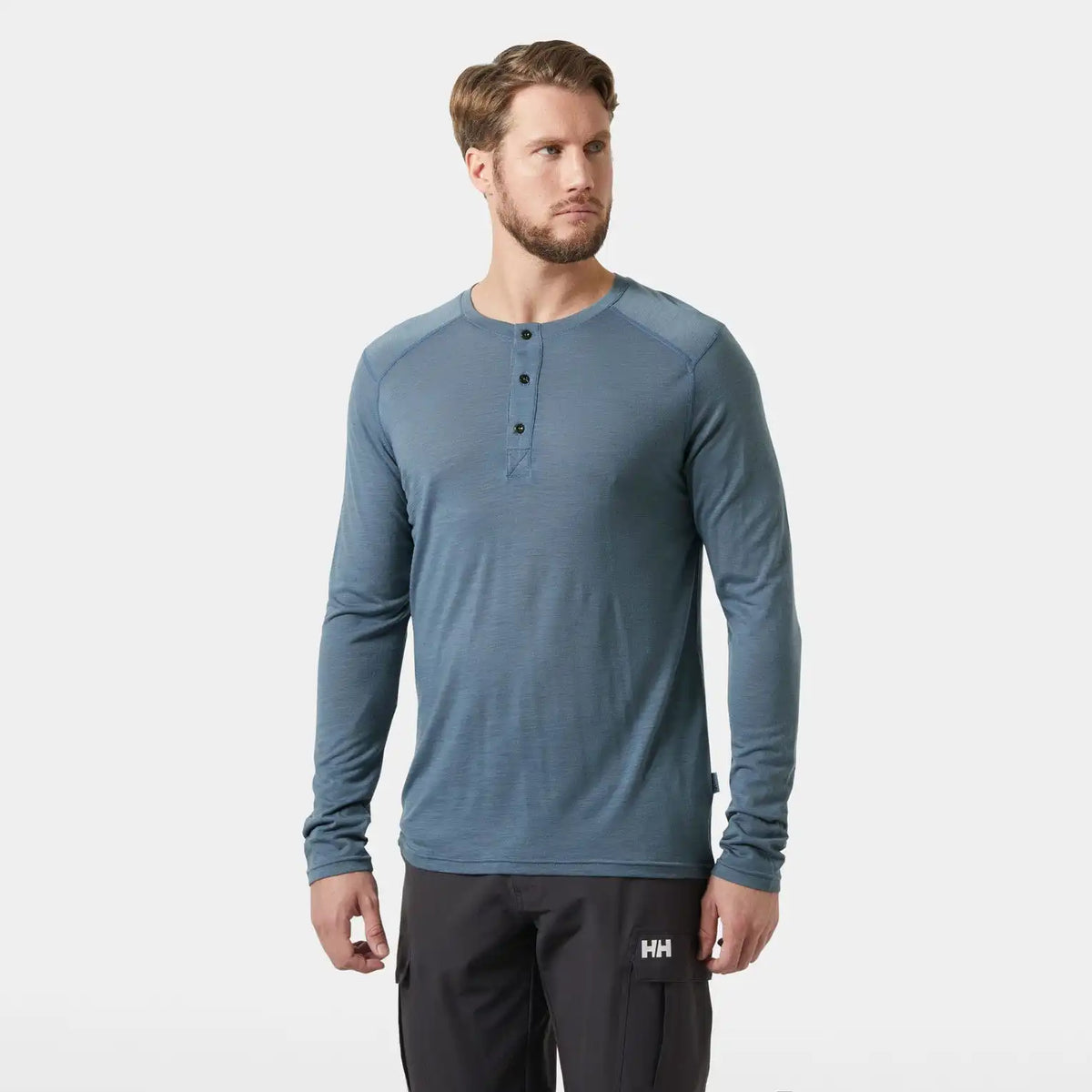 Men's HH Durawool Long Sleeve Henley
